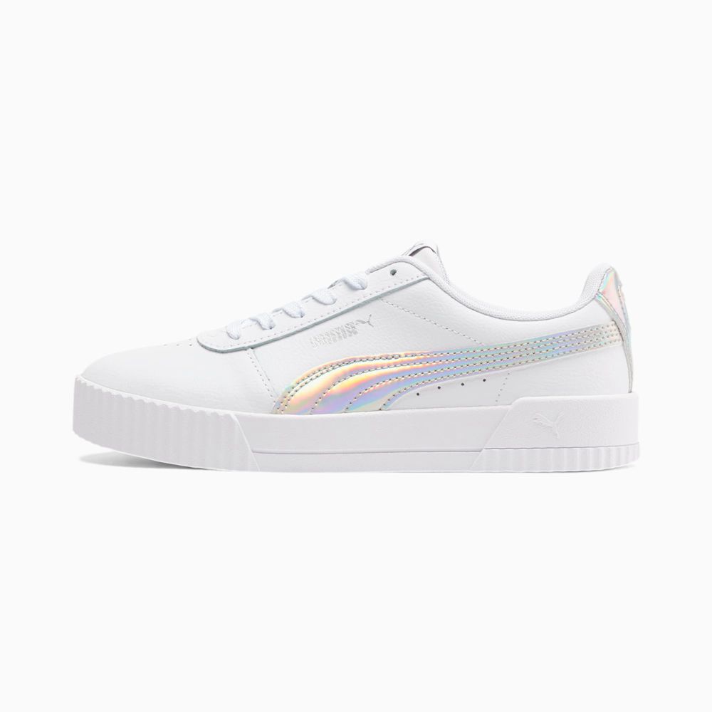 Puma Carina Iridescent Női Sportcipő - Fehér/Titán ( Hungary - HZLDP4106 )